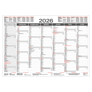 Tafelkalender A3 - Stabil - 2026