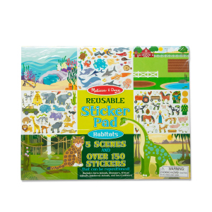 Melissa & Doug - Sticker Wow! - Stickerblock - Lebensräume