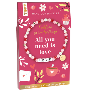 Follow your Feeling - Armband Bastelset - Love