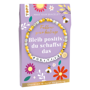 Follow your Feeling - Armband Bastelset - Positive