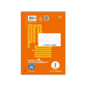 Staufen - Premium Spiralblock - DIN A5 - Lineatur 7 - 40 Blatt