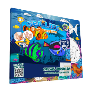 Splat Planet - Clay Painting - Knet-Bastelset - Sea Life