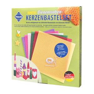 Pebaro - Buntes Kerzenbastelset Bienenwaben