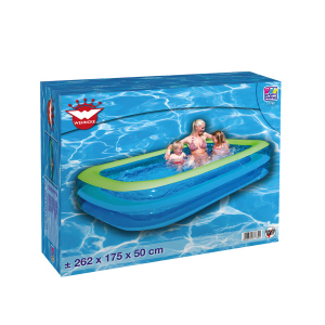 Family Pool - blau/grün - aufblasbar