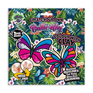 Splat Planet - Clay Colouring - Schmetterling