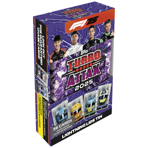 Topps Turbo Attax Formel 1- Mega Tin - Lightning Lids & Shake Down