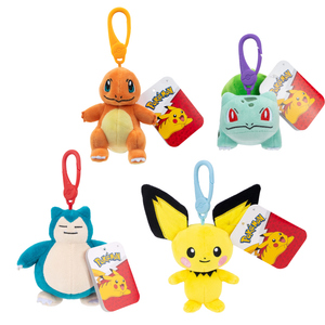 Squishmallows - Schlüsselanhänger - Pokémon - 1 Stück