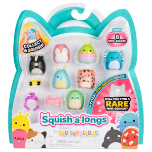 Squishmallows - Squish-a-longs - Style 1 - 8 Figuren - Serie 3