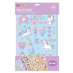 Mega Set - Einhorn Stickers - ca. 500 Stück