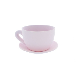 Pflanztasse rosa - aus Keramik - ca. 23 x 19 x 12 cm