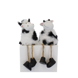 Kantenhocker - Kuh - ca. 6,5 x 5 x 8 cm - 1 Stück