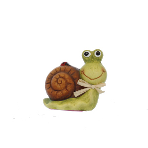 Dekofigur Schnecke - ca. 7,5 x 4,5 x 7,5 cm