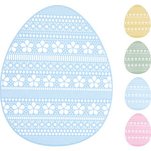Platzset Ostern - ca. 39,5 x 31,5 cm - 1 Stück