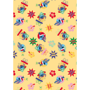 Disney Stitch - Geschenkpapier - Weihnachten - ca. 200 x 70 cm