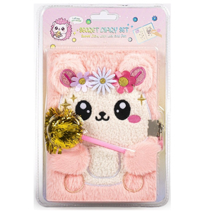 Flauschiges Tagebuch Set - Igel