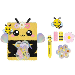 Flauschiges Notizbuch Set - Biene