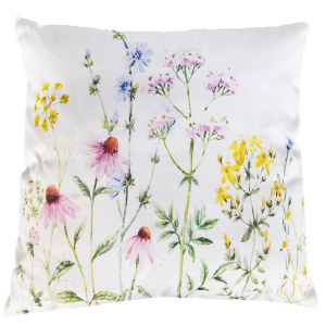 Kissen mit Wildblumen-Muster - ca. 45 x 45 cm