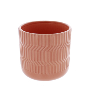 Pflanztopf aus Keramik - terrakotta-braun - ca. 14 cm