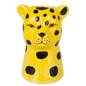 Vase Leopardenkopf - ca. 11 cm