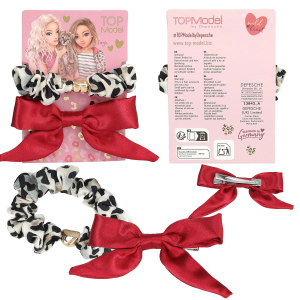 TOPModel - Haarclip Schleife und Scrunchie Set LEOHEART
