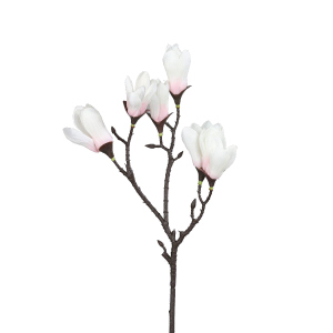 Magnolie - weiß - Kunstblume