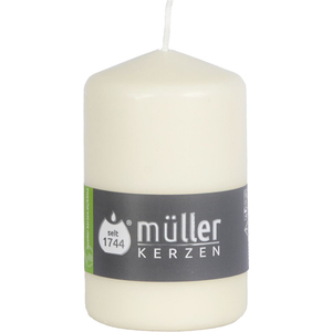 Stumpenkerze - Vanille - ø x H ca. 6,8 x 13,5 cm