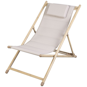 Lounge Stuhl natur - aus Metall