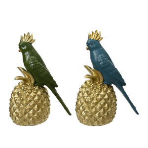 Papagei auf Ananas - 1 Stück