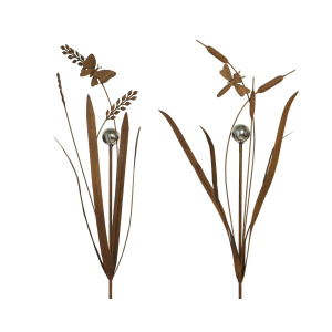 Gartenstecker in Rost-Optik - 1 Stück