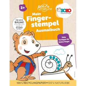 Bobo Siebenschläfer - Mein Fingerstempel Ausmalbuch