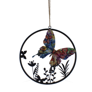 Wanddeko - Schmetterling - ø ca. 31,5 cm