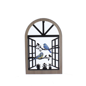 Wanddeko - Fenster - ca. 25 x 38 cm