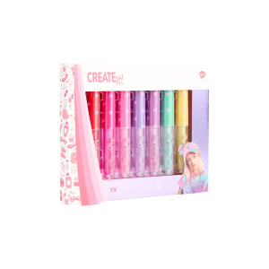 CREATE it! - Lipgloss Glitter - 7 Stück