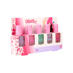 CREATE it! - Nagellack Set - Konfetti - 5 Stück