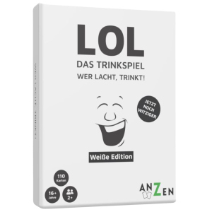 LOL Das Trinkspiel - Weiße Edition - Wer lacht, trinkt! - Kartenspiel