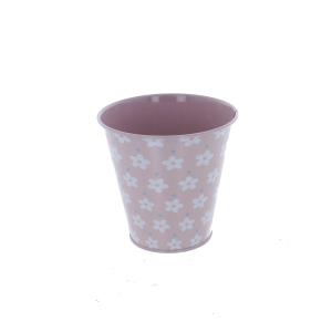 Pflanzeimer - Blümchen - ca. 11,5 x 11 x 7 cm - 1 Stück