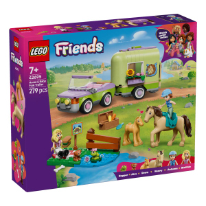 LEGO® Friends 42695 - Pferd und Fohlen mit Pferdeanhänger