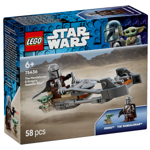 LEGO® Star Wars™ 75436 - Der Mandalorianer und Grogu auf ihrem Speeder Bike