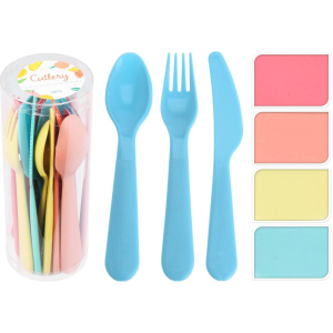 Besteckset - 18-tlg. - aus Polypropylen