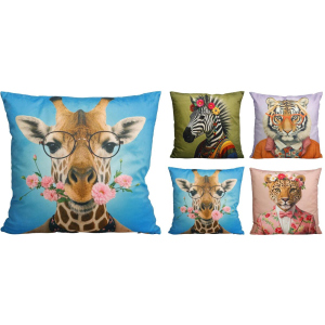 Dekokissen - Wildtiere - ca. 46 x 46 cm - 1 Stück