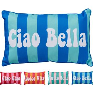 Outdoorkissen mit Aufschrift - 1 Stück