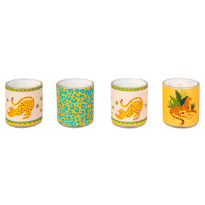 4er Set Duftkerzen im Glas - 1 Set