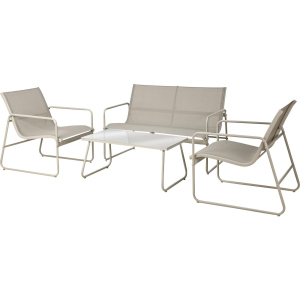 Gartenmöbel Set - 4-teilig - beige
