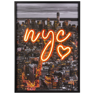 LED Canvasbild - New York City