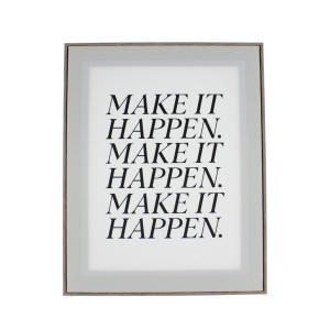 Canvasbild - make it happen