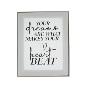 Canvasbild - your dreams ar what makes your heart beat
