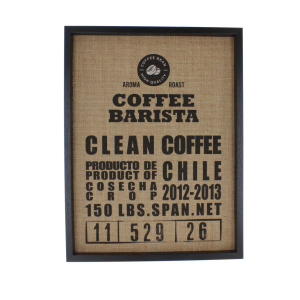 Bild in Leinenoptik - Coffee Barista