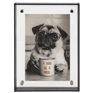 Acryl Bilderrahmen - schwarz - 1 Stück