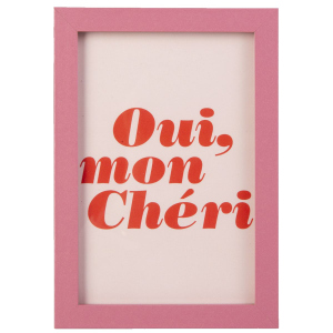 Bilderrahmen pink - ca. 10 x 15 cm