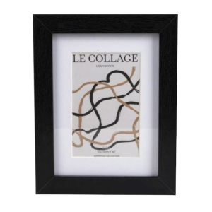 Bilderrahmen schwarz - ca. 15 x 20 cm